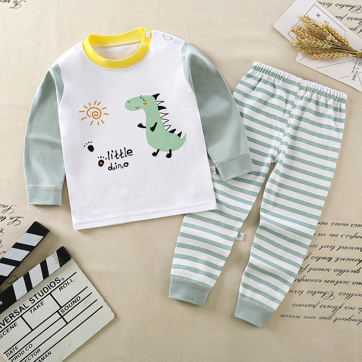 Two Piece Cotton Pajamas multivariant