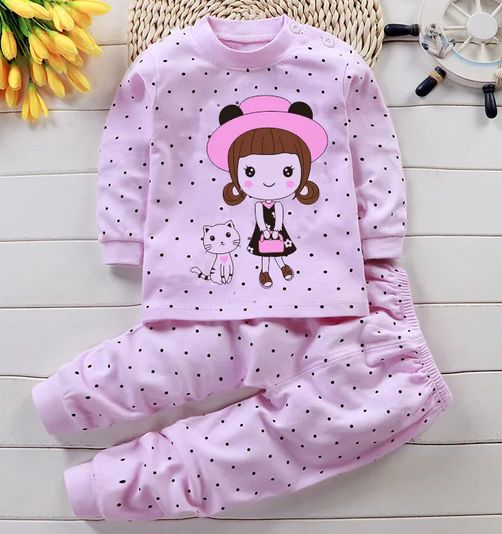 Two Piece Cotton Pajamas