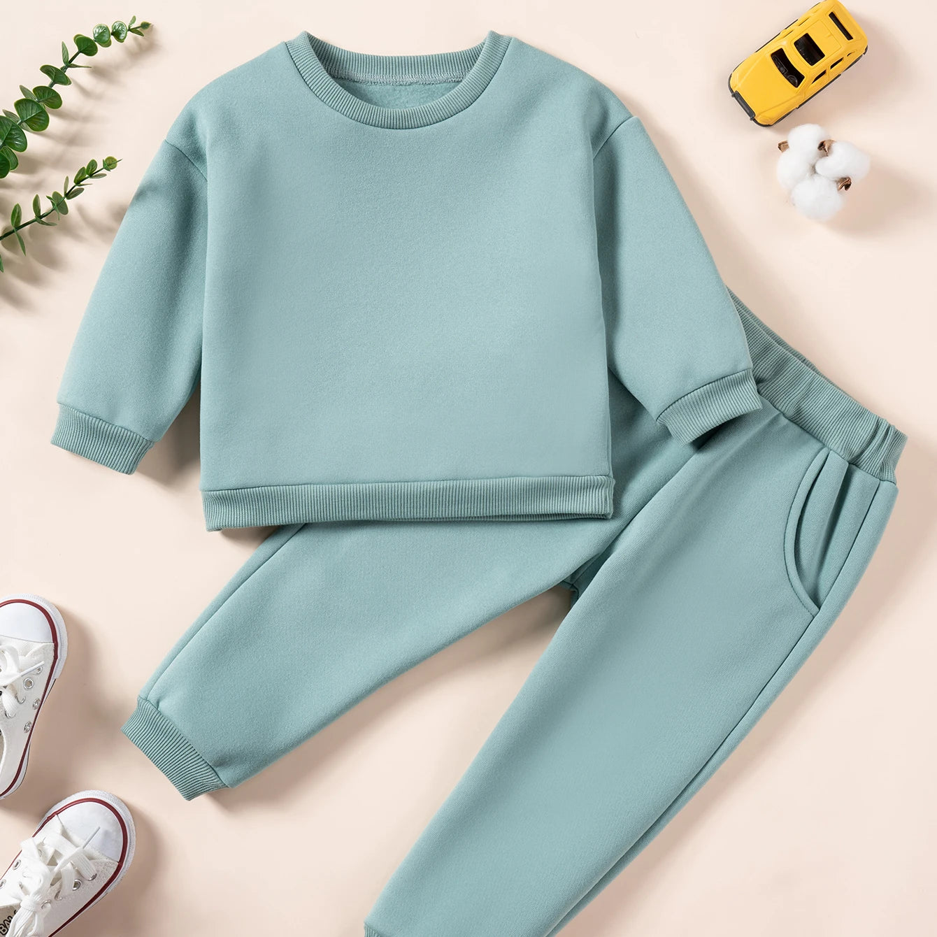 Pants and Sweatshirt Set in Cotton Multivariant