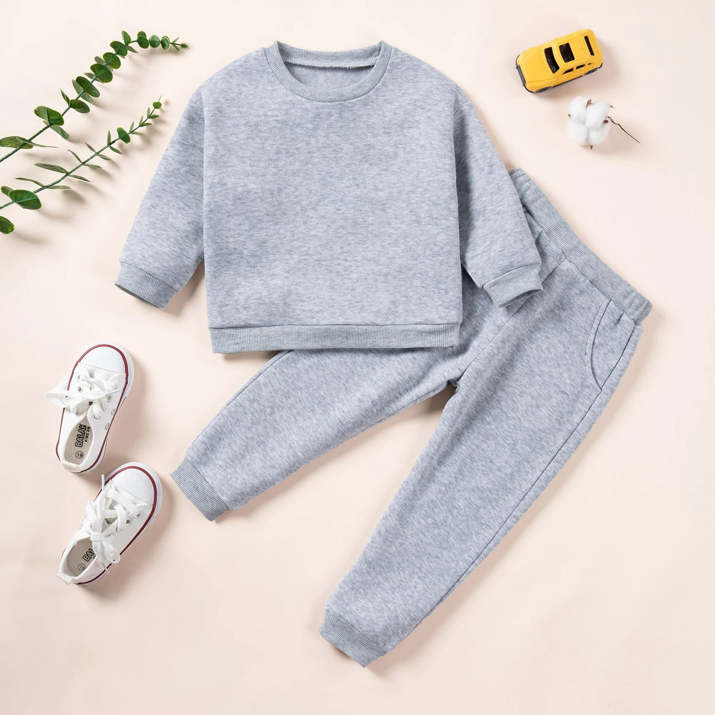 Pants and Sweatshirt Set in Cotton Multivariant