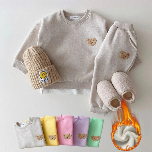 Pants and Sweatshirt Set with Bear Multivariant