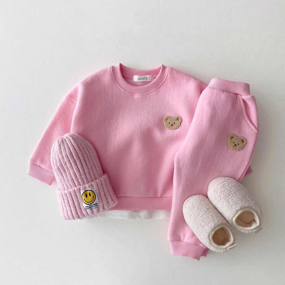 Pants and Sweatshirt Set with Bear Multivariant