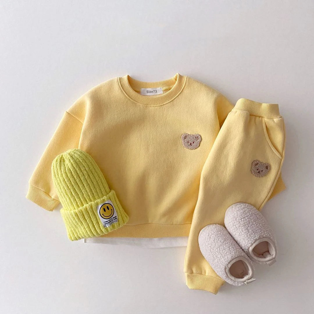 Pants and Sweatshirt Set with Bear Multivariant