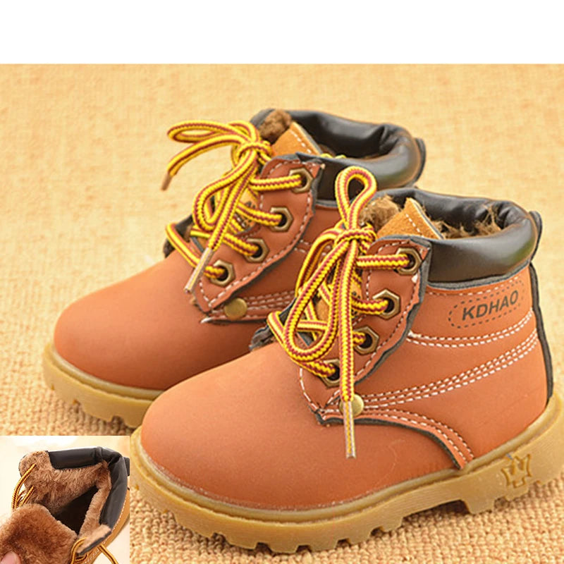 Lug-Soled Boots with Laces for Children Multivariant