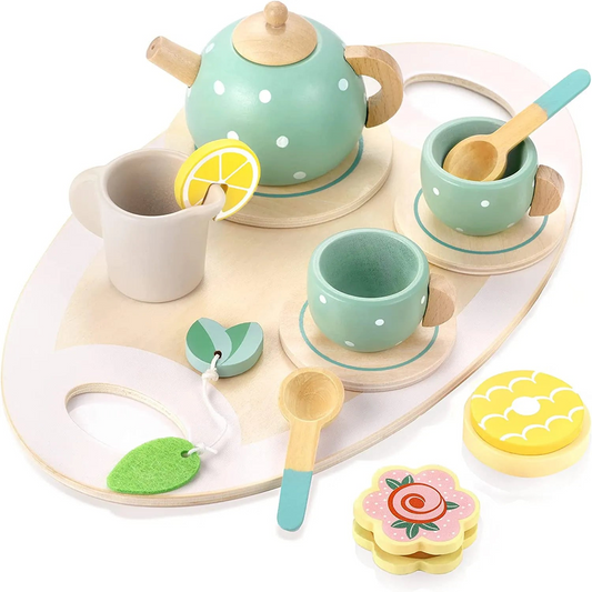 Tea Set with Cookies for Children