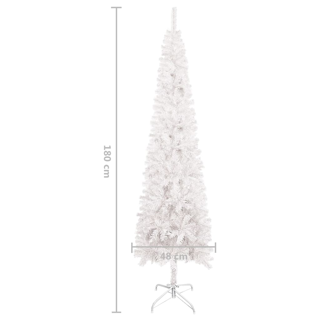 Slim Christmas Tree White 6 ft