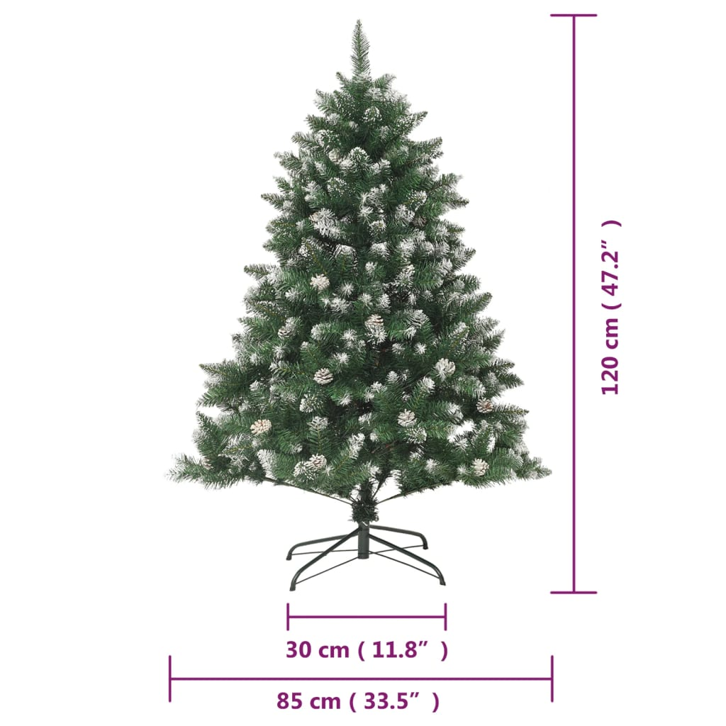 Artificial Christmas Tree with Stand 47.2" PVC