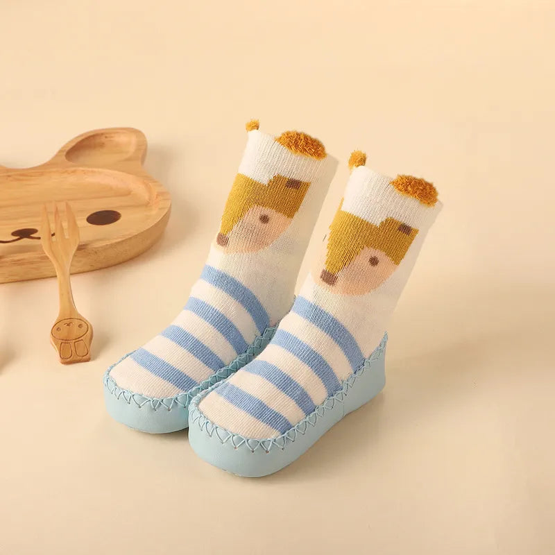 Non-Slip Socks with Cork for Children Multivariant