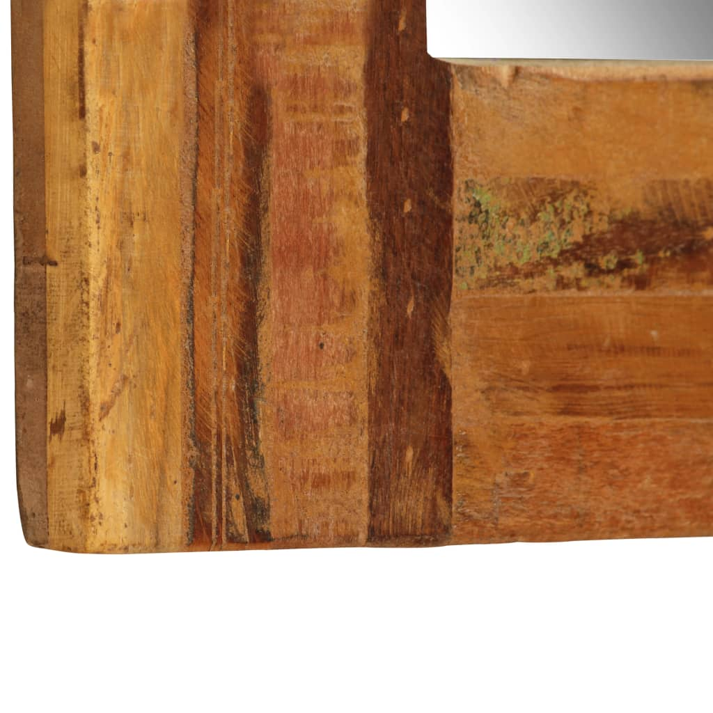 vidaXL Wall Mirror Solid Reclaimed Wood 23.6"x35.4"