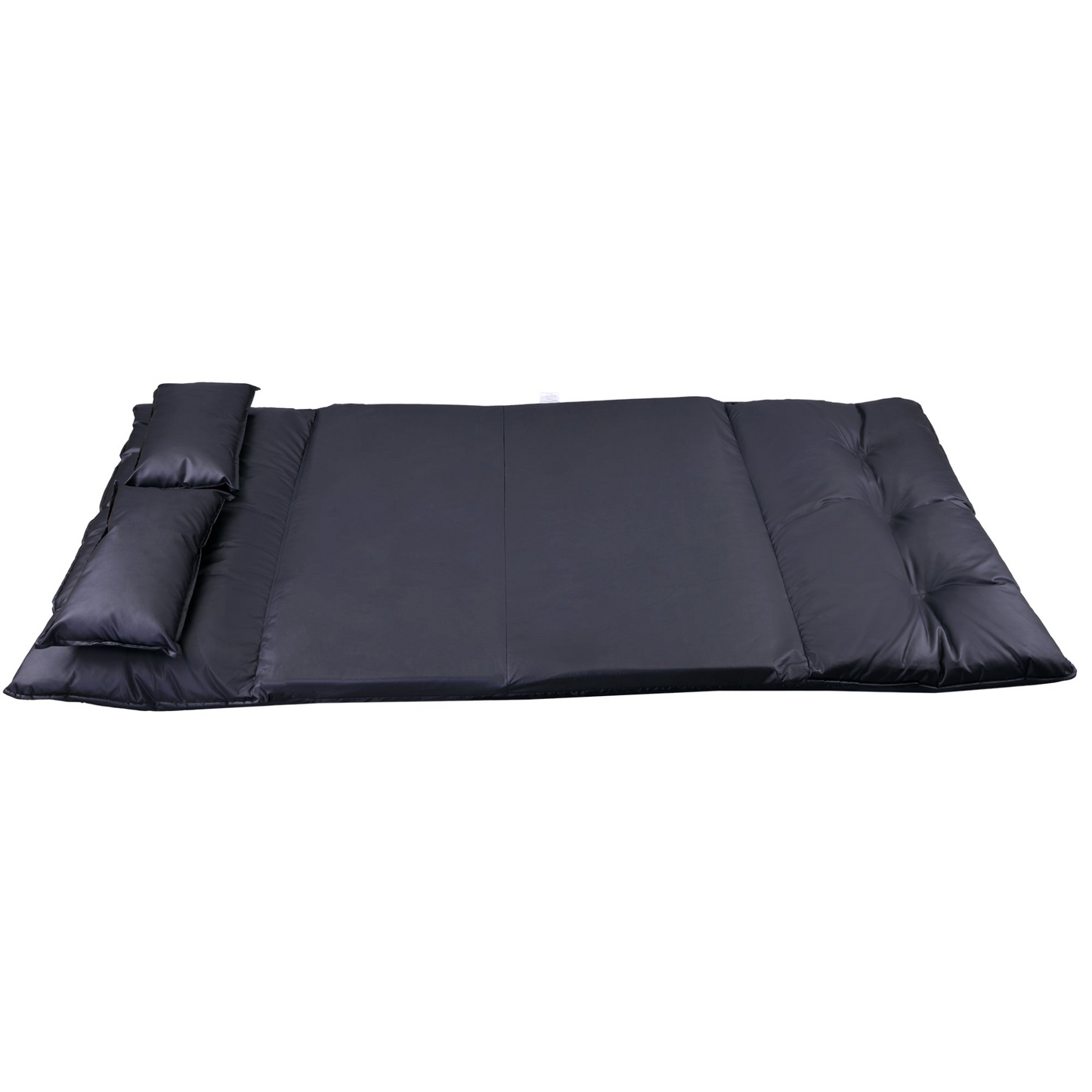 Lazy Sofa Adjustable Folding Futon Sofa Video Gaming Sofa with Two Pillows