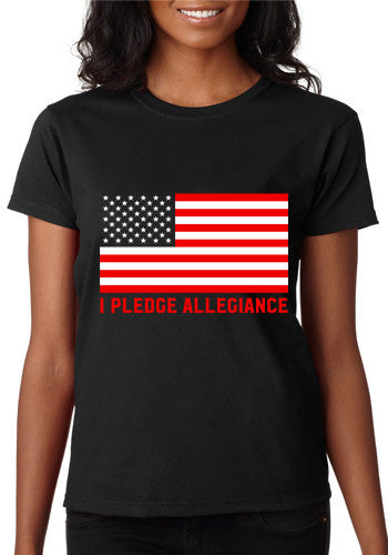 I Pledge Allegiance / American Flag T-Shirt