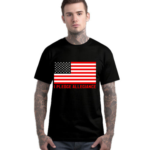 I Pledge Allegiance / American Flag T-Shirt