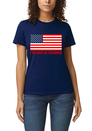 I Pledge Allegiance / American Flag T-Shirt