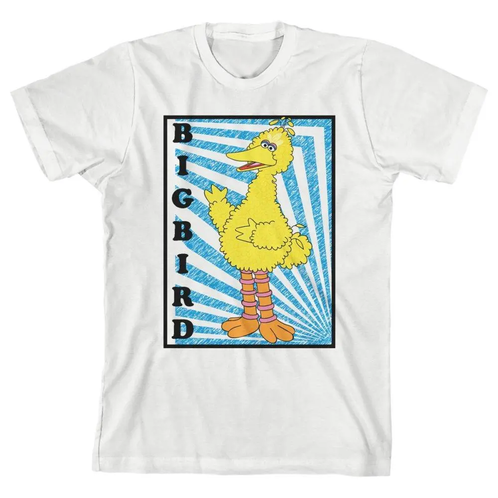 Boys Big Bird Sesame Street Shirt Youth Big Bird Apparel