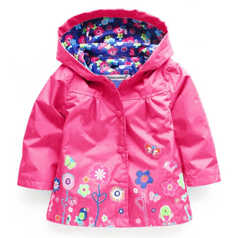 Hooded Waterproof Jacket for Children Multivariant