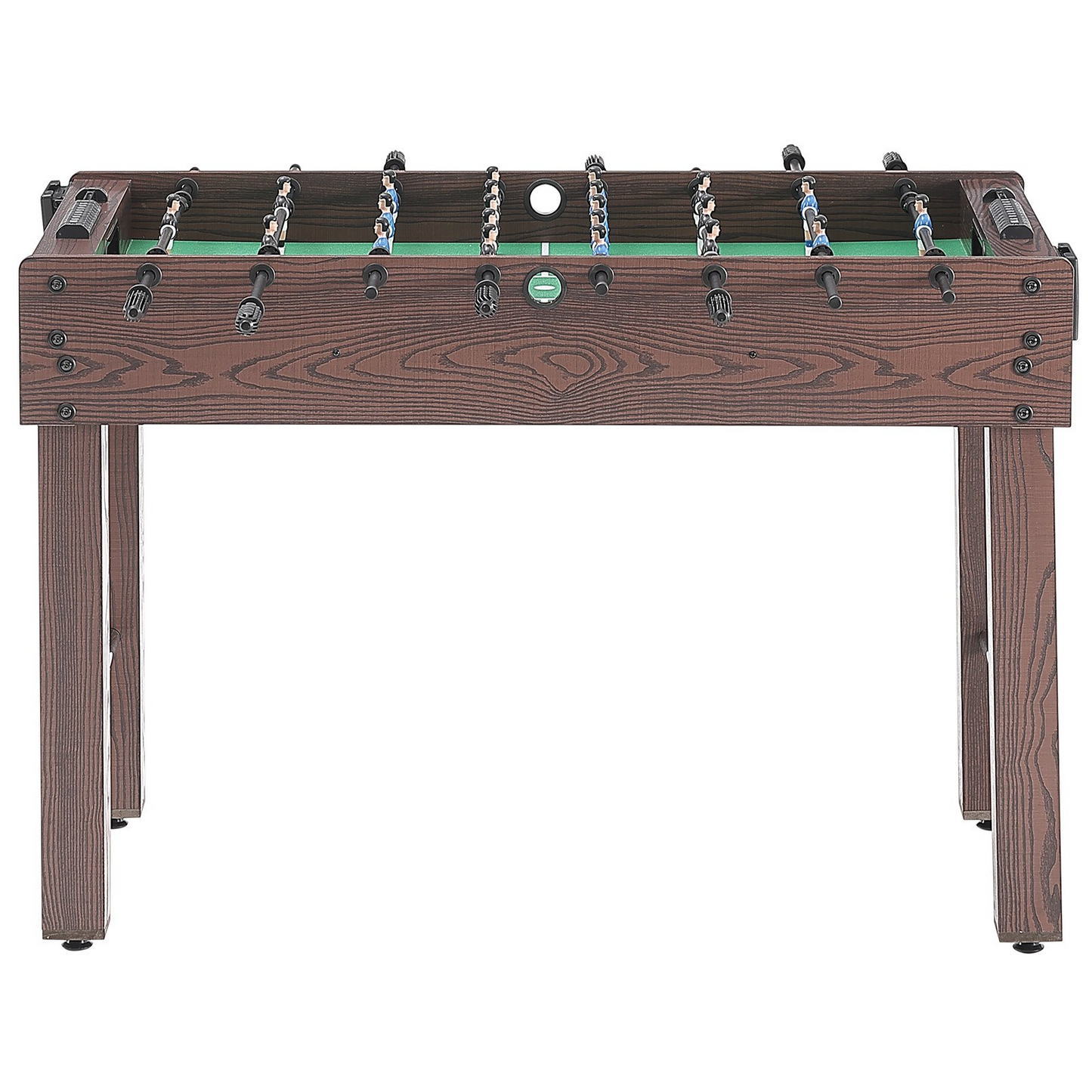 Foosball Table, 48 inch Standard Size Foosball Table, Indoor Full Size Foosball Table for Home, Family, and Game Room, Soccer with Foosball Table Set, Includes 2 Balls and 2 Cup Holders