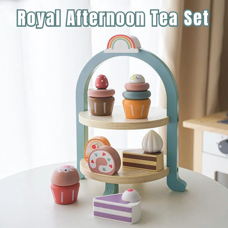 Wooden Toy Afternoon Tea Sweets