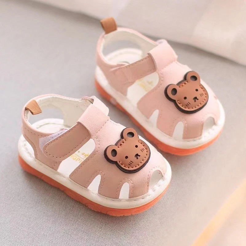 First Steps Sandals with Bear for Children Multivariant