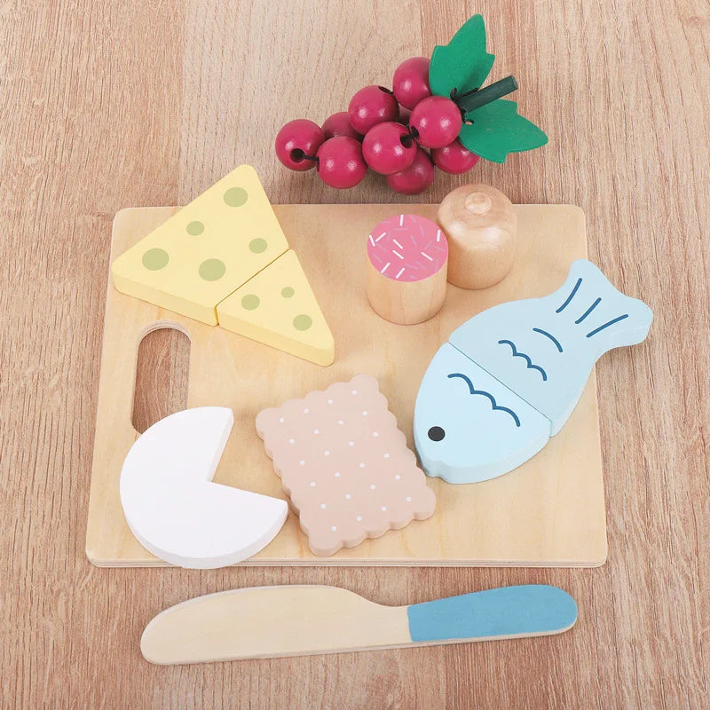 Wooden Pretend Play Food for Children Multivariant