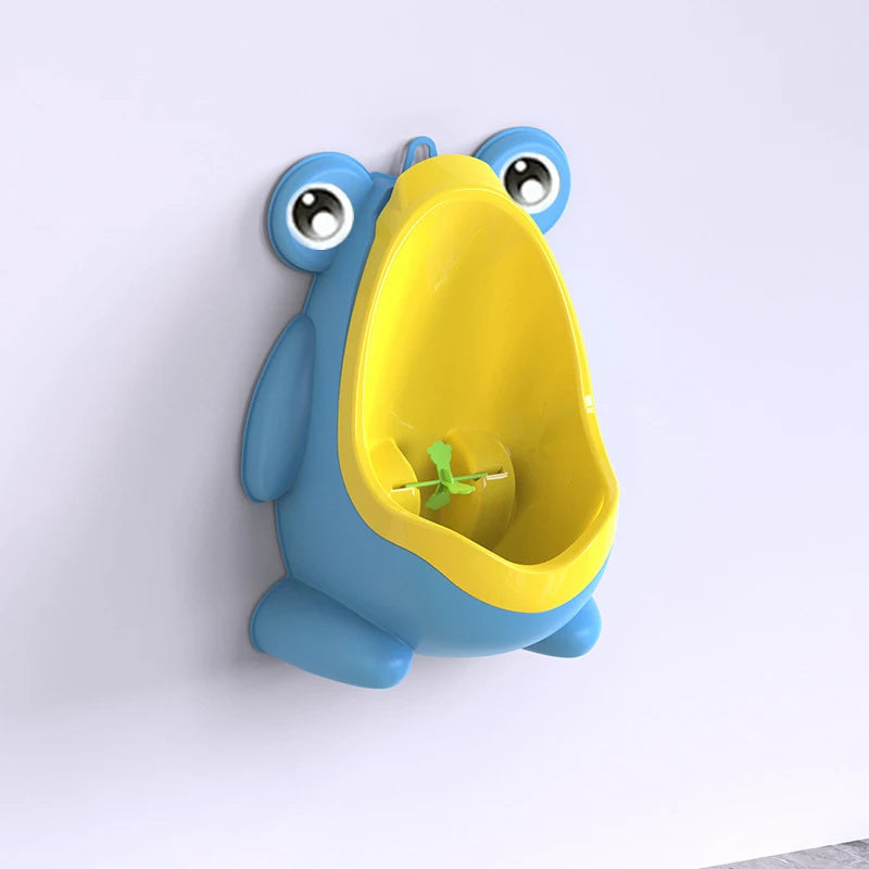 Frog-shaped Wall-mounted Potty Training Urinal for children Multivariant