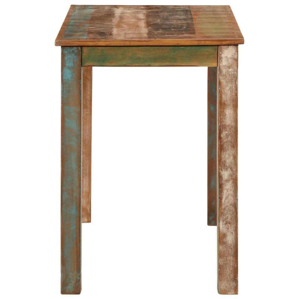 Dining Table 43.3"x21.7"x29.9" Solid Wood Reclaimed