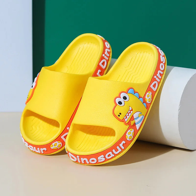 Non-slip Rubber Slippers Dinosaur for Children Multi-variant