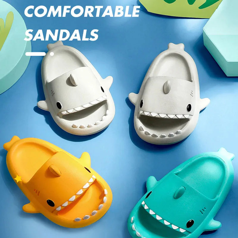 Non-slip Eva Shark Slippers for Children Multivariant