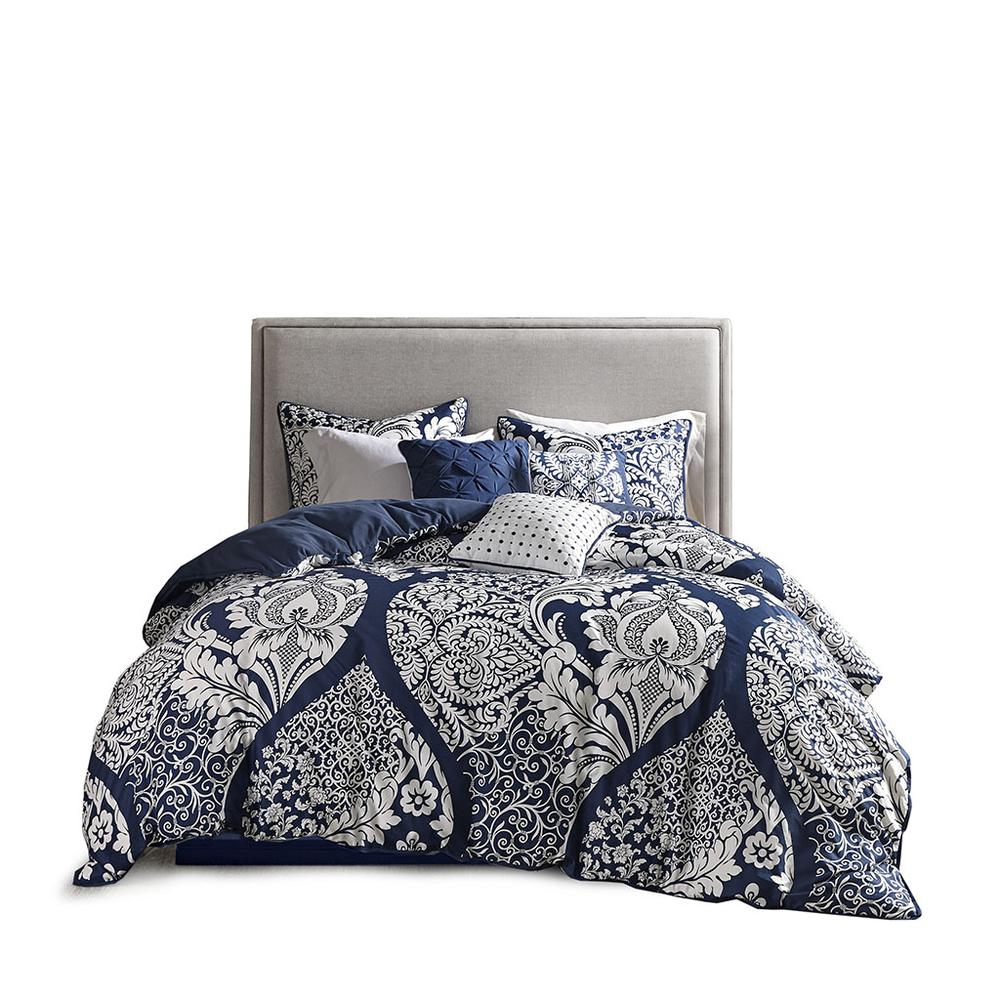 7 Piece Cotton Printed Comforter Set