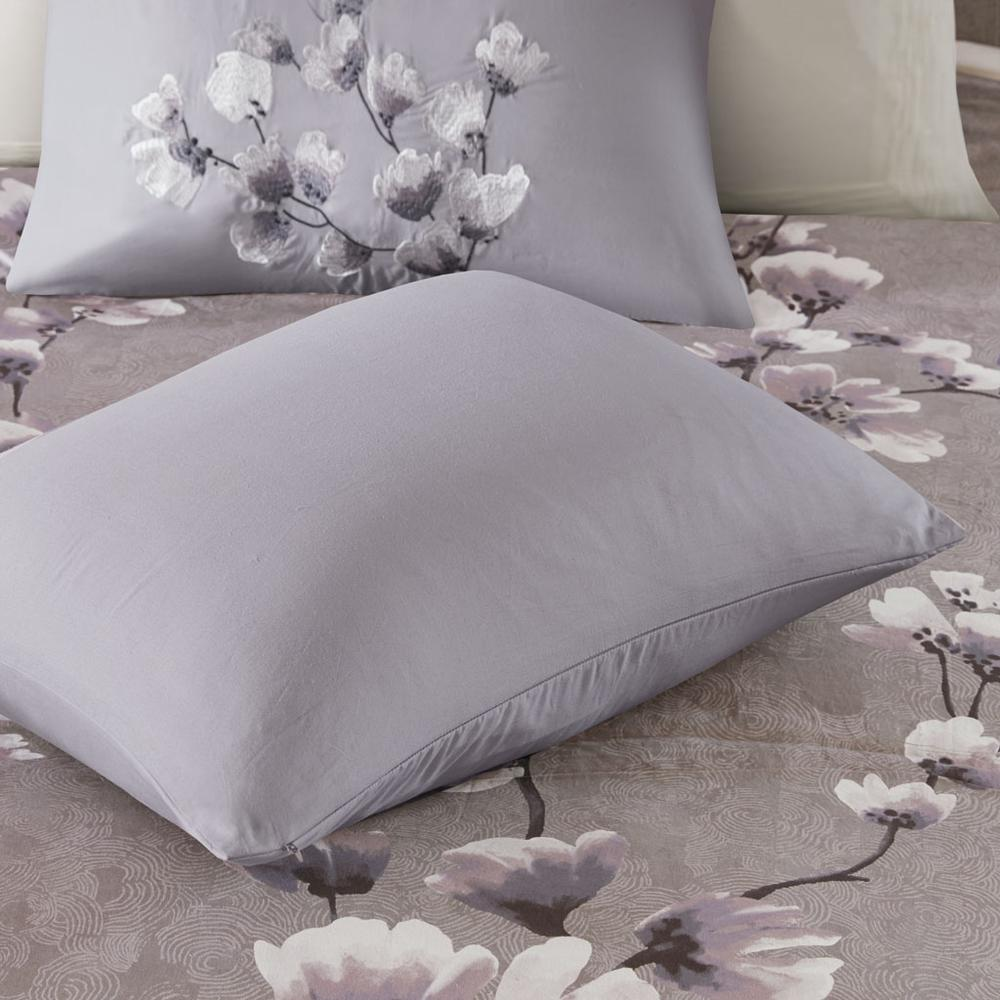 3 Piece Cotton Sateen Printed Duvet Cover Set