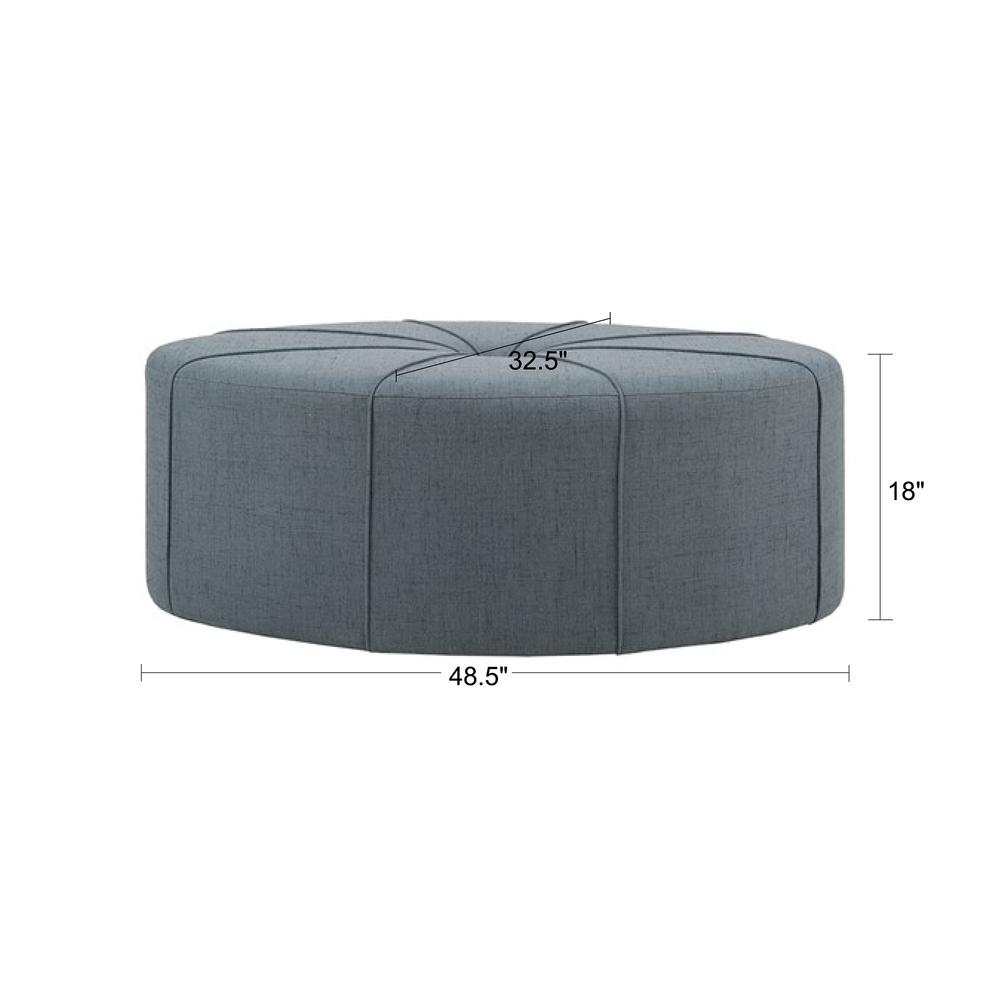 Oval Ottoman