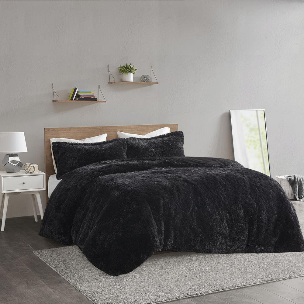 Shaggy Fur Duvet Cover Set