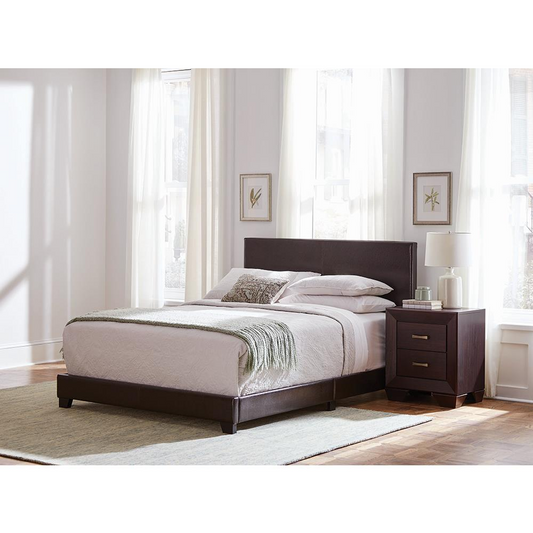 Dorian 4-piece Full Bedroom Set Brown and Dark Cocoa