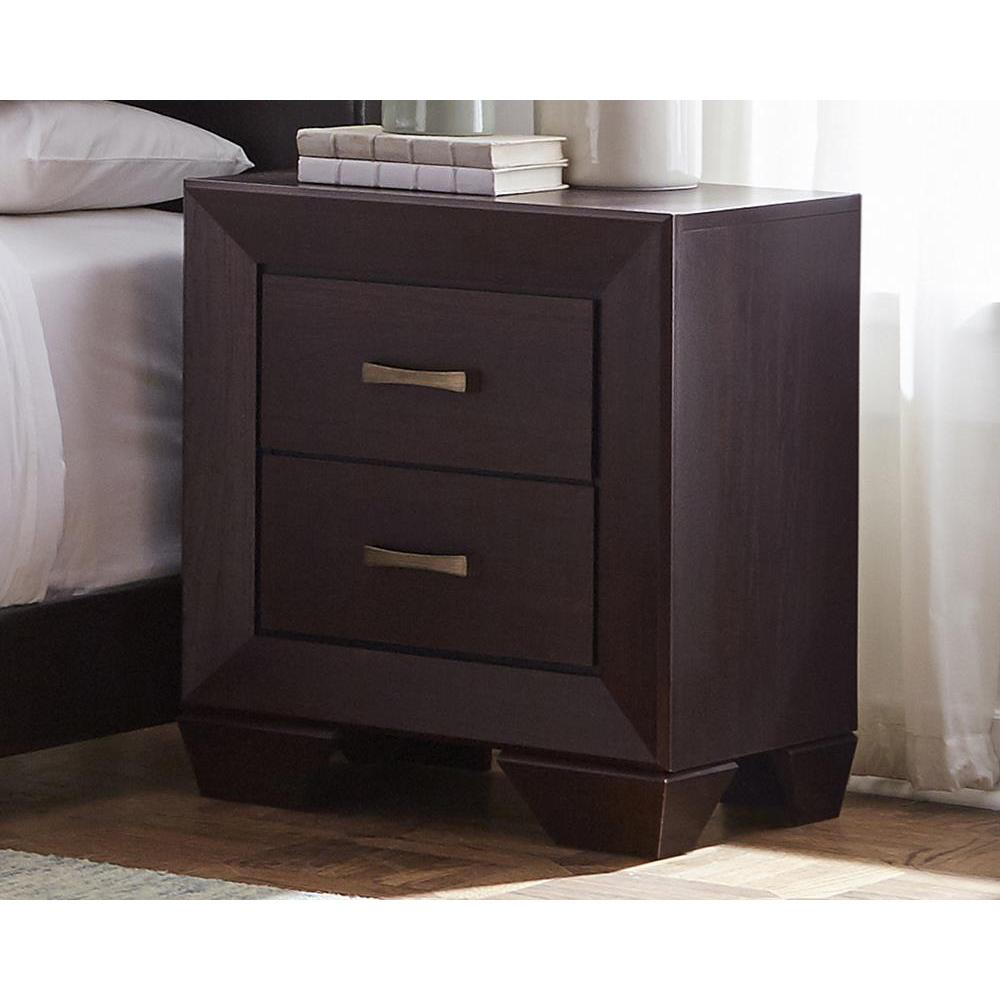 Dorian 5-piece Twin Bedroom Set Brown and Dark Cocoa