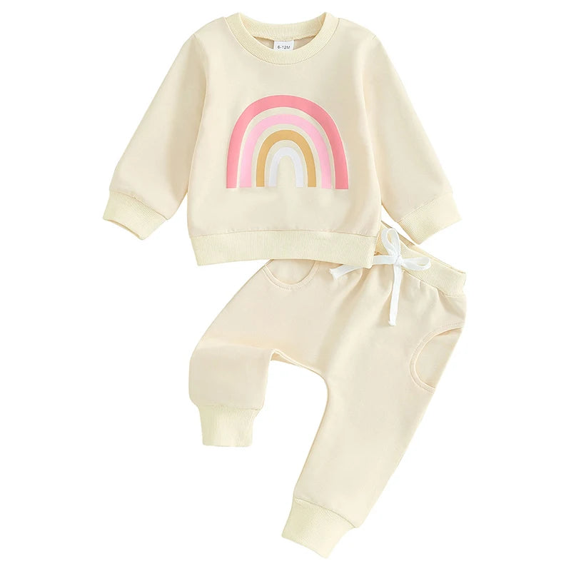 Pants and Sweatshirt Set with Rainbow Multivariant