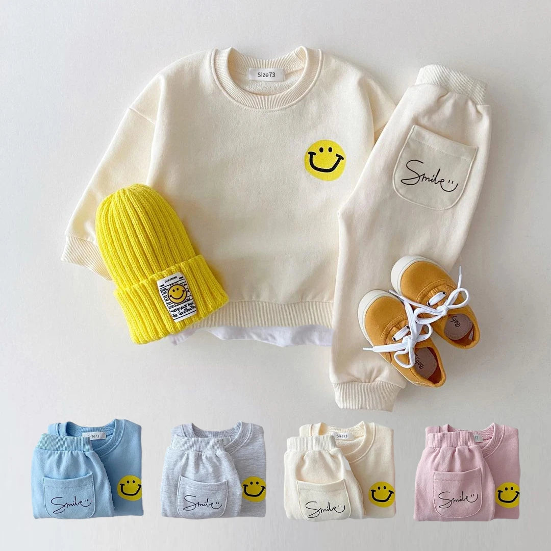 Pants and Sweatshirt Set with Smile Multivariant