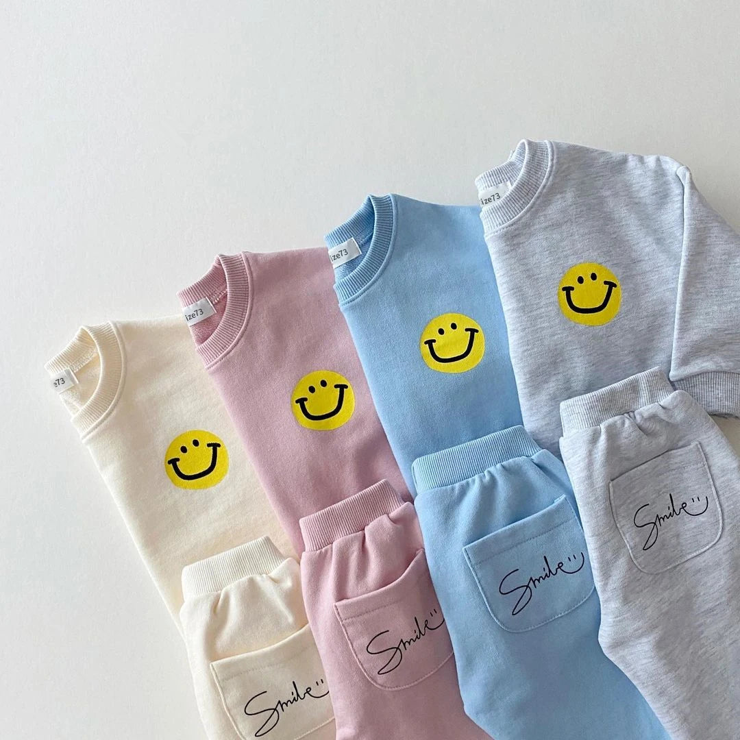 Pants and Sweatshirt Set with Smile Multivariant