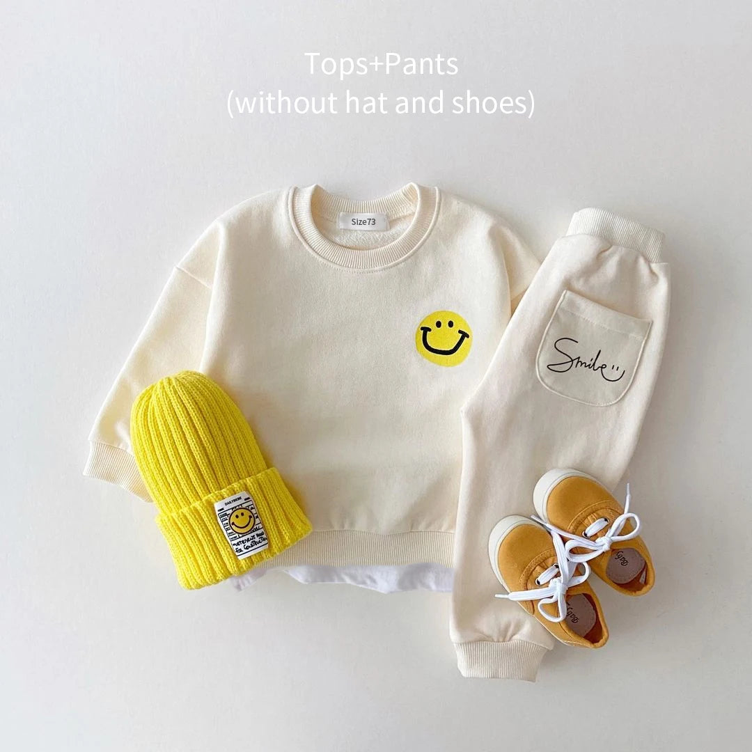 Pants and Sweatshirt Set with Smile Multivariant