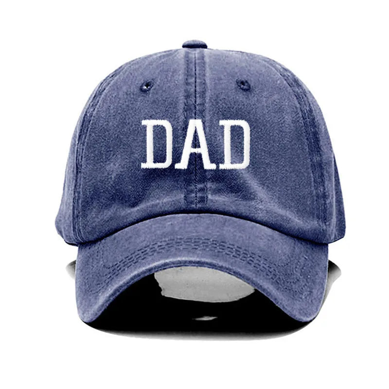 Embroidered Cotton Baseball Cap MOM and DAD Multivariant