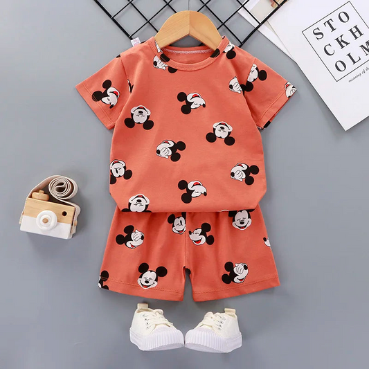 2pcs set Shirt and Pants for Children multivariant