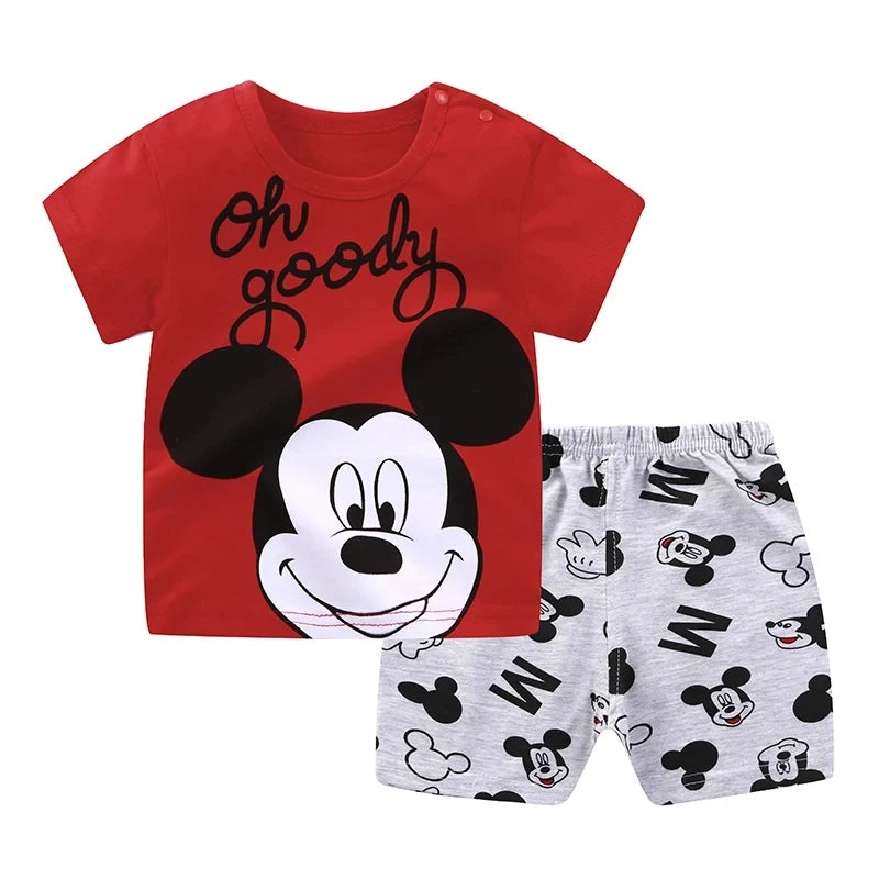 2pcs set Shirt and Pants for Children multivariant