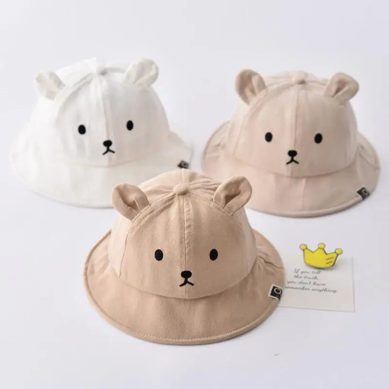 Summer cap with fun animals for children multivariant