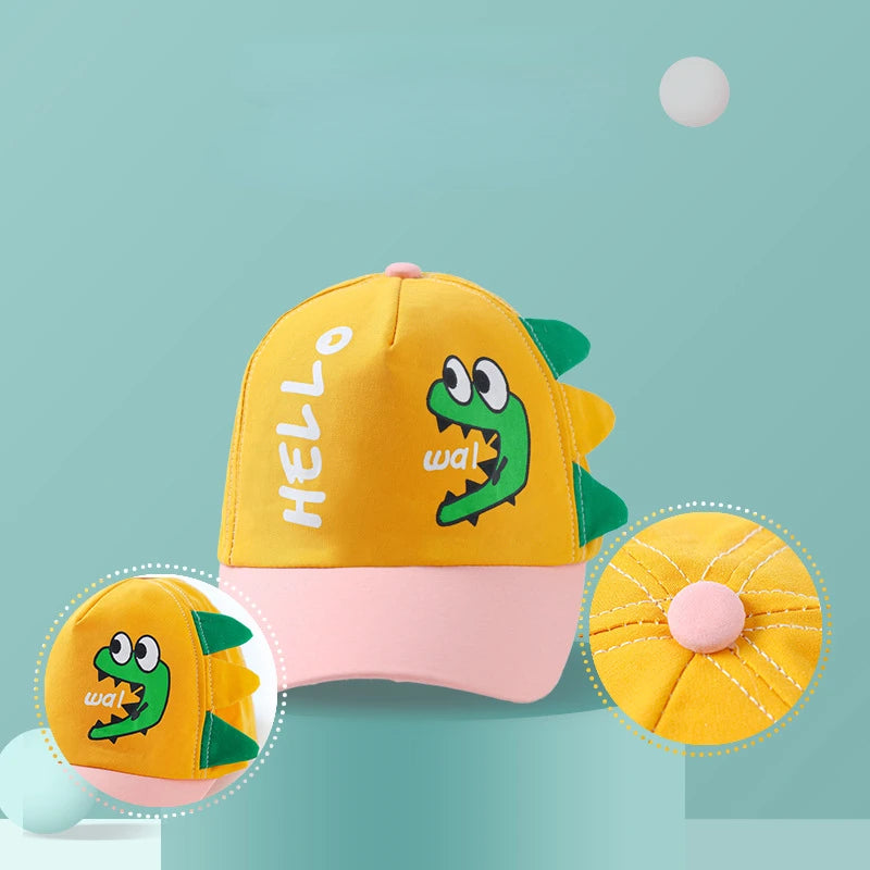 Summer cap with fun animals for children multivariant