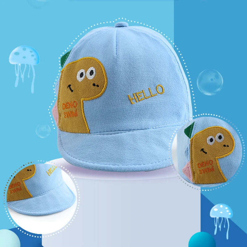 Summer cap with fun animals for children multivariant