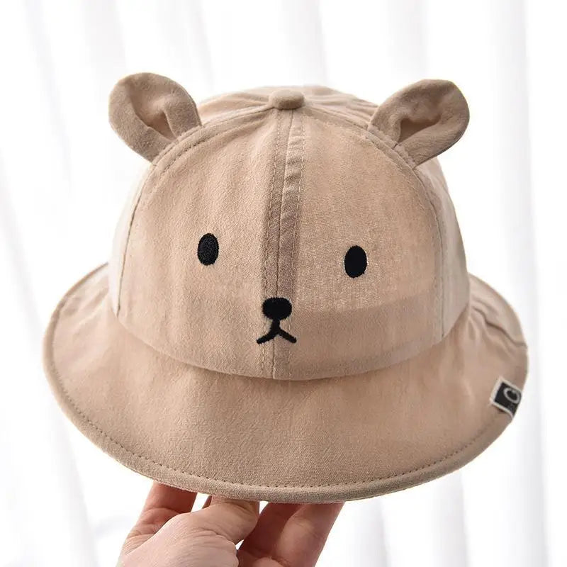 Summer cap with fun animals for children multivariant