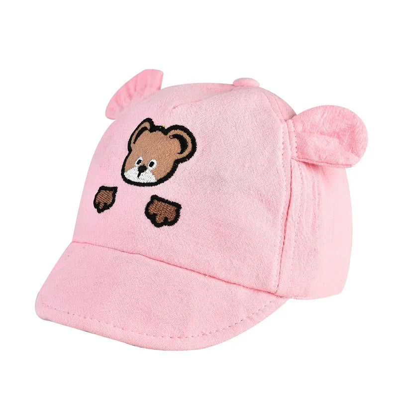 Summer cap with fun animals for children multivariant