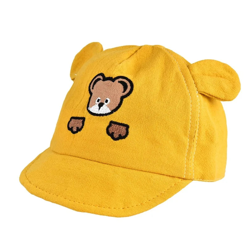 Summer cap with fun animals for children multivariant