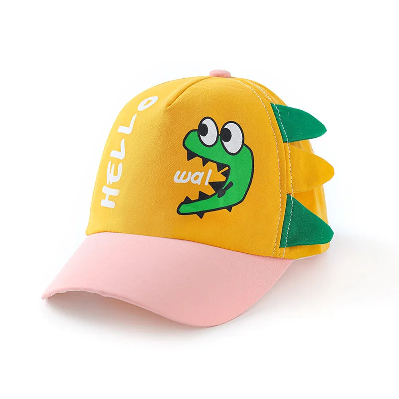 Summer cap with fun animals for children multivariant