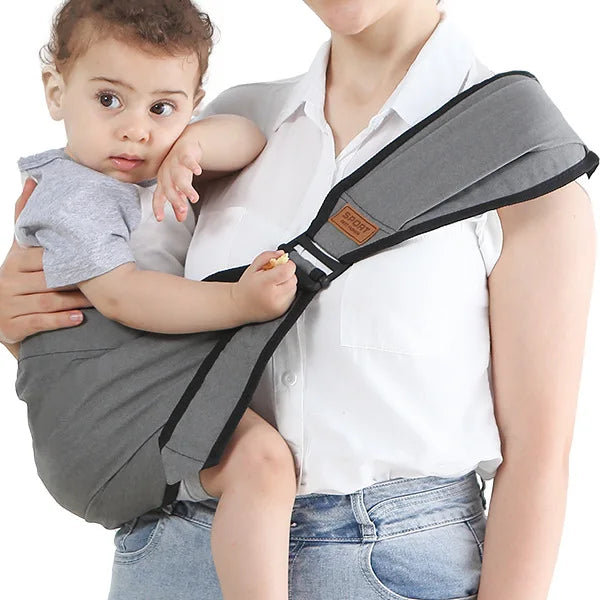 Universal baby carrier with shoulder strap multivariant