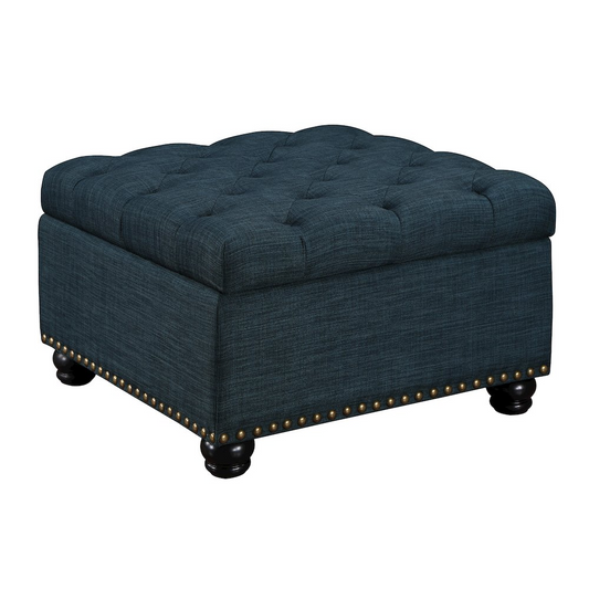 Designs4Comfort Herald Square Ottoman Coffee Table with Storage