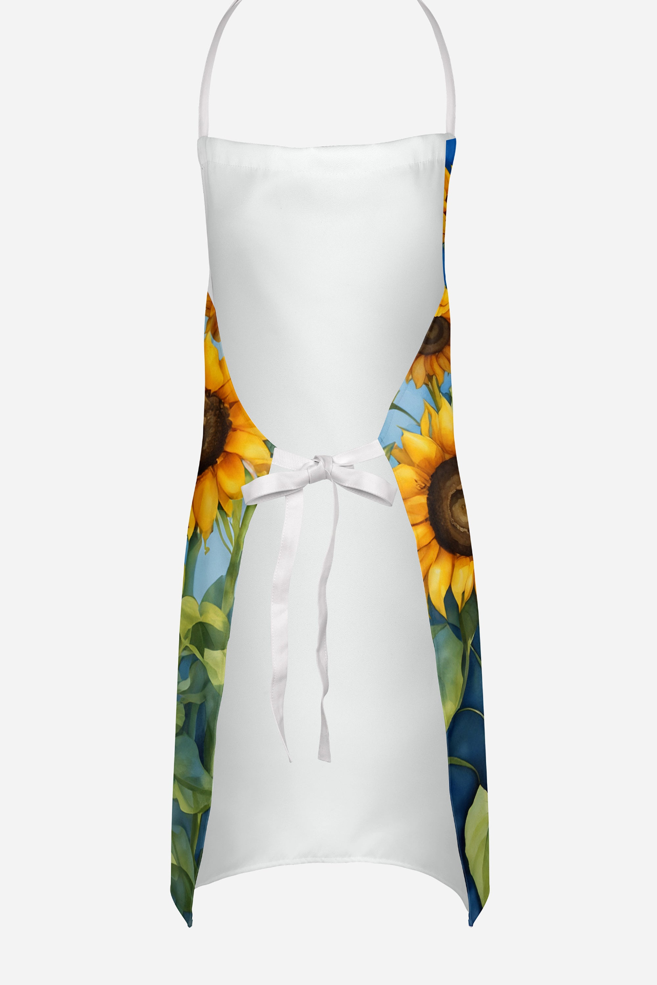 American Bulldog in Sunflowers Apron